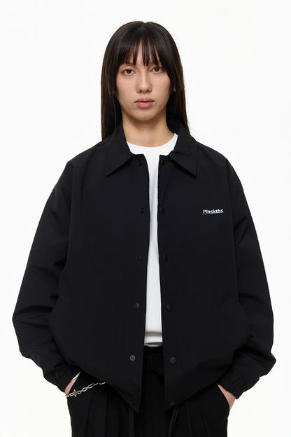 ロゴ刺繍付きコーチジャケットPS10