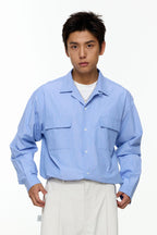 カジュアルロングスリーブシャツPS16