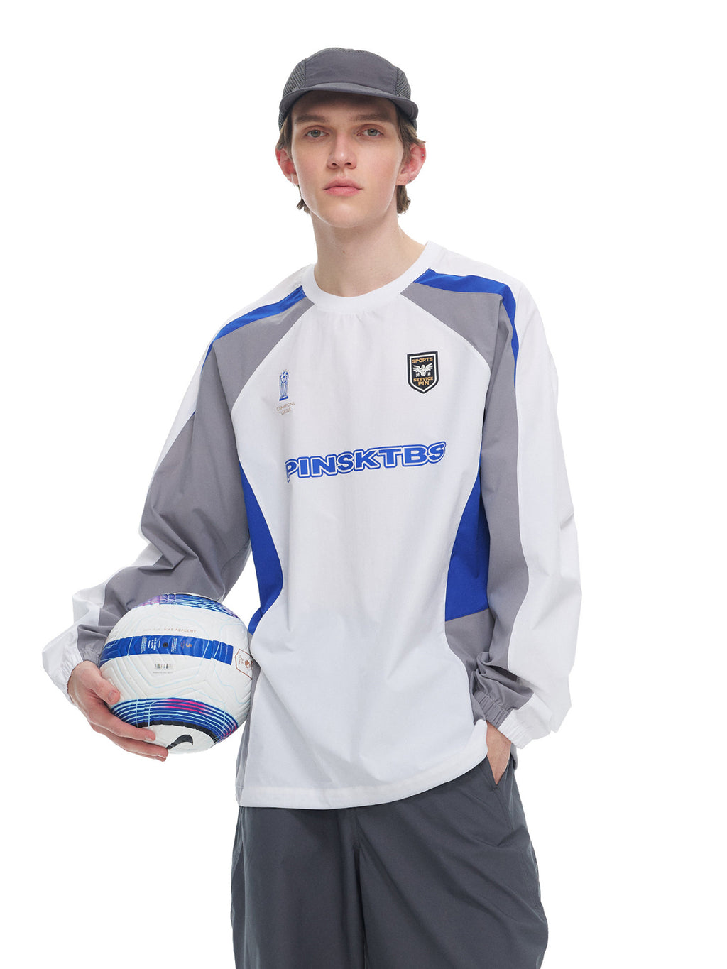 カラーブロック ロングスリーブT – MB102