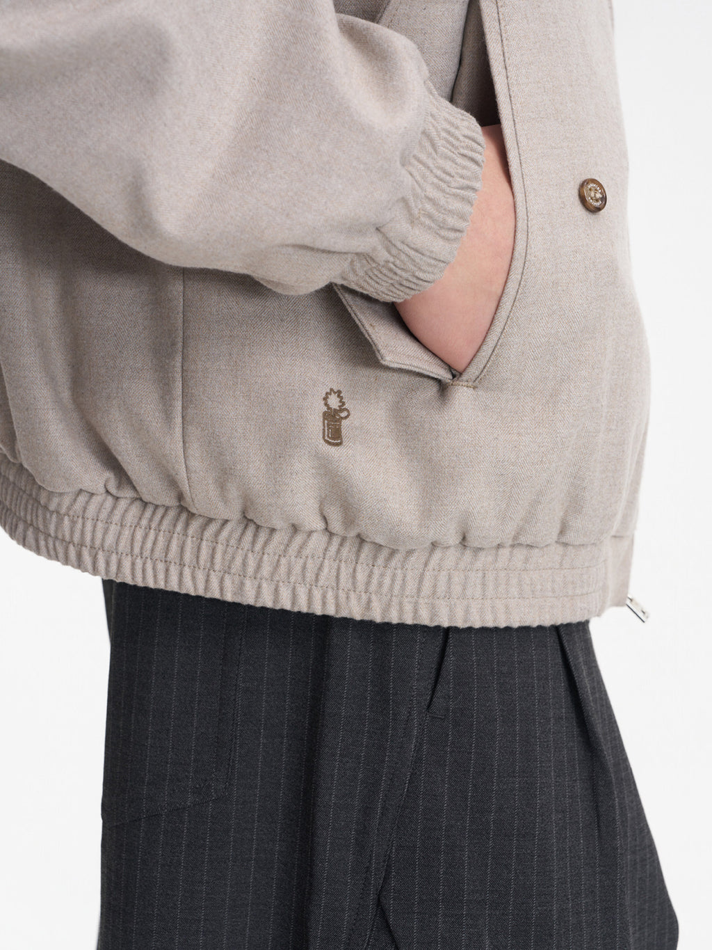 ウールハリントンジャケット – MB100