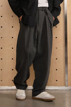 ウエストベルト付きフィットスラックスPS17