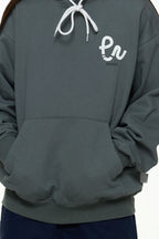 後ろプリントデザインフード付きスウェットPS15