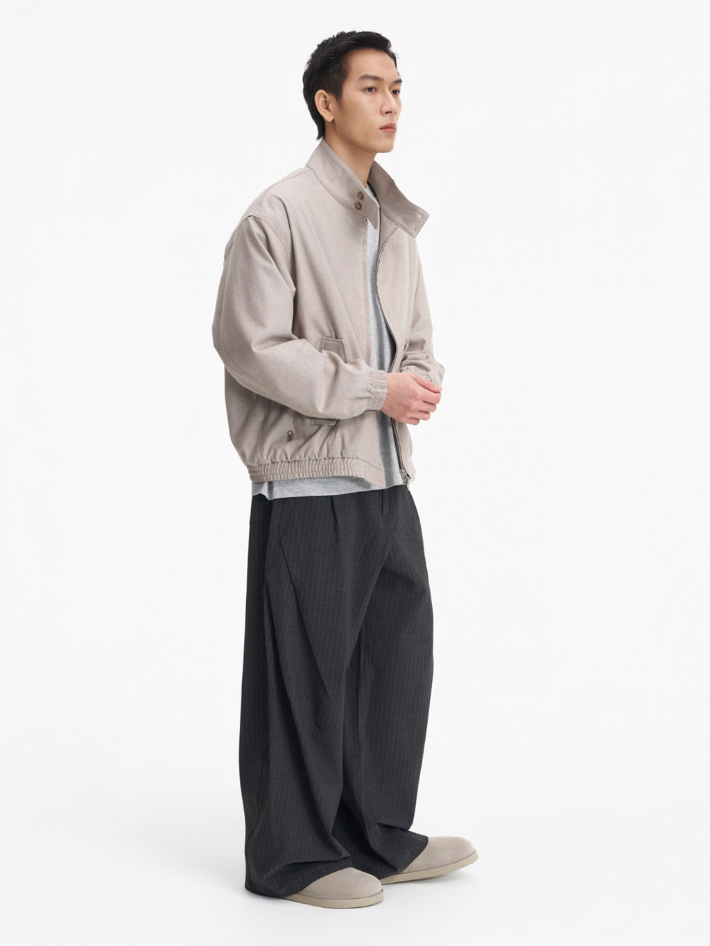 ウールハリントンジャケット – MB100